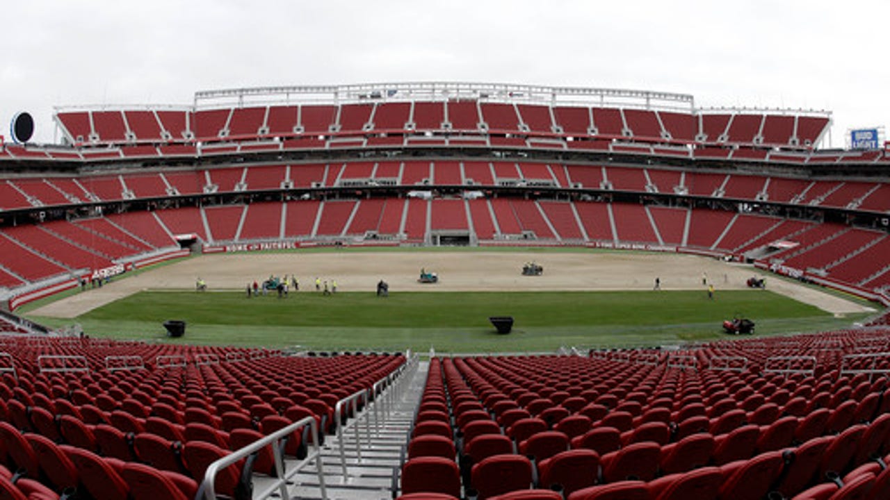 Super Bowl field preparations nearly done 4 weeks out